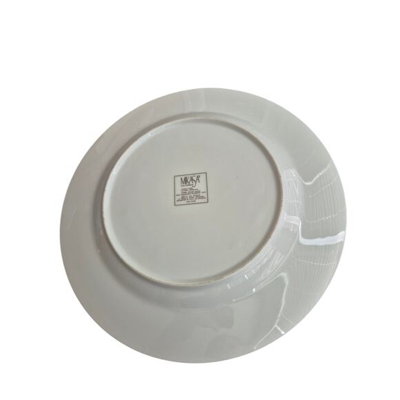 Mikasa Vintage California La Scala Geometric Dinner Plates Set of Two Porcelain - Picture 5 of 9